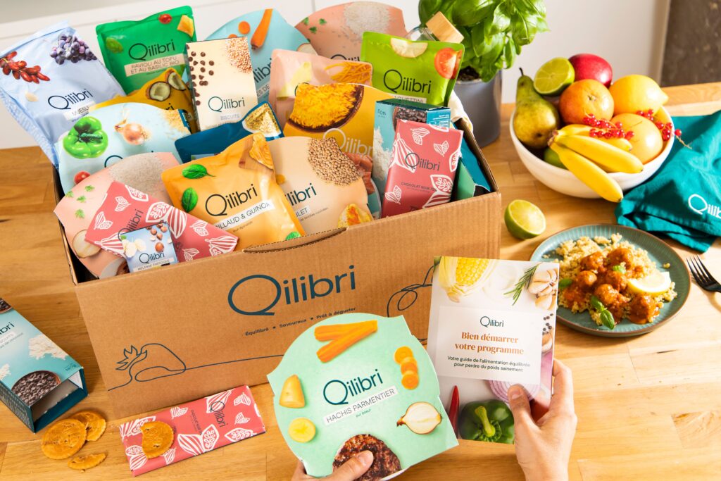 Programme minceur clé en main à partir de 30€ / semaine : Box régime 100% Qilibri-personnalisée, repas minceur prêts en 2 minutes