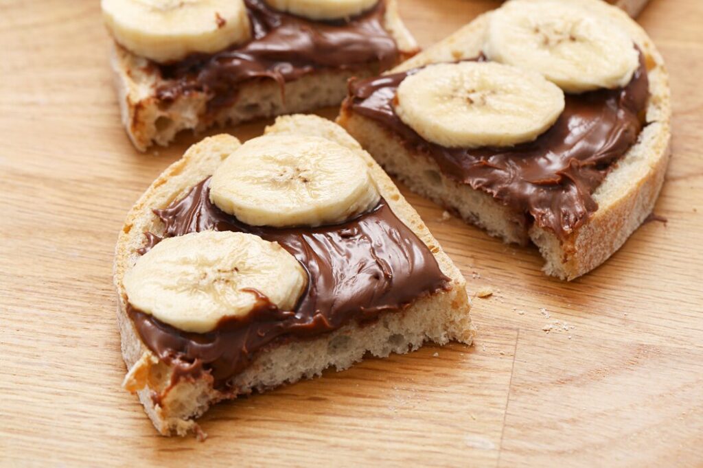 sandwich Nutella banane