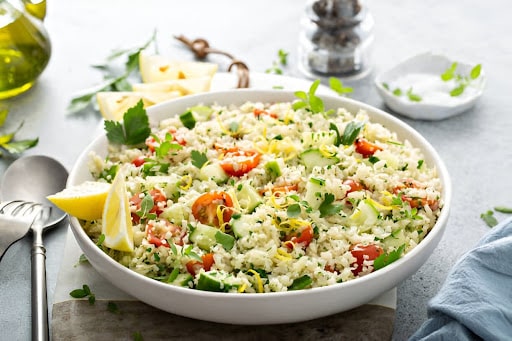 Salade de quinoa et légumes