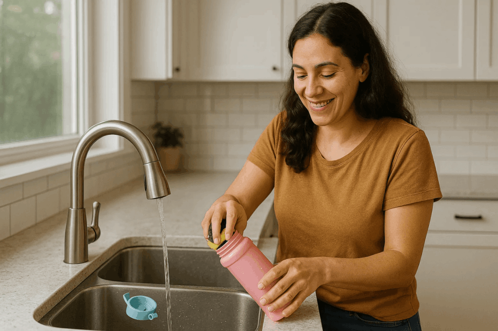 Comment nettoyer une gourde pour enfant ?