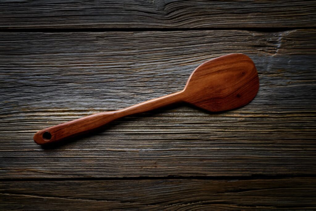 Spatule en bois ou maryse pour la cuisine