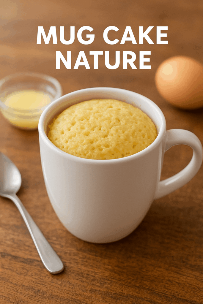 recette mug cake nature